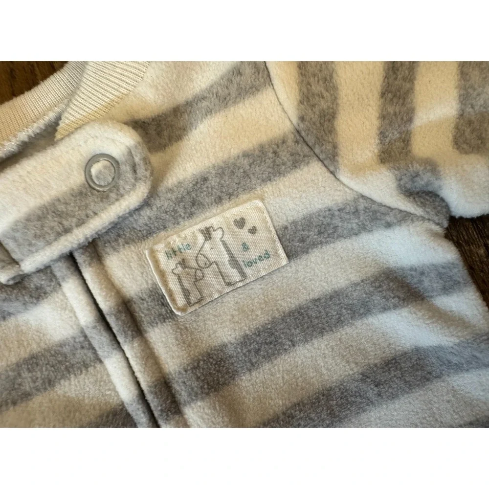 Carters Preemie Baby Boy Sleeper‎ Outfit Fleece Giraffe Reborn Doll Little Loved